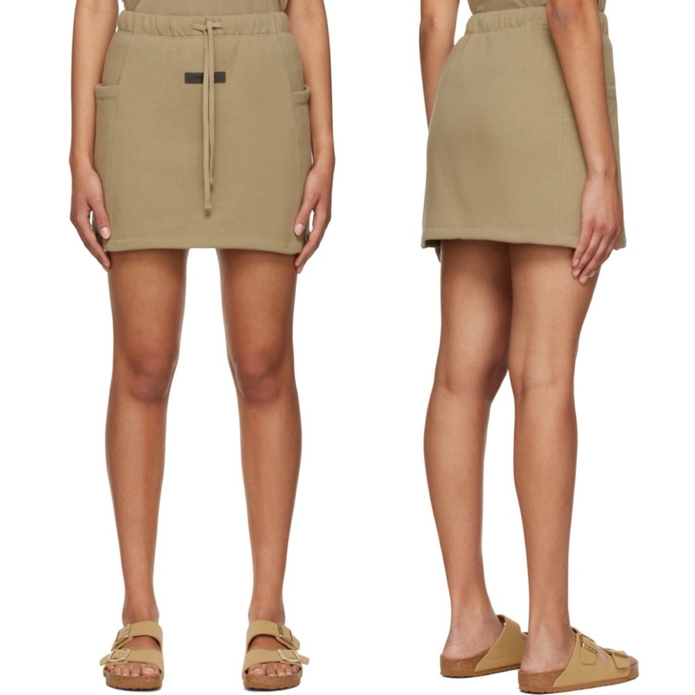 Fear of God Mini Skirt in Khaki